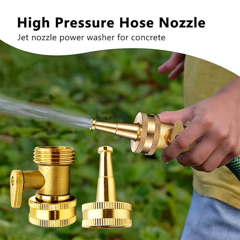 Garden Hose Nozzle - Набор из 2 латунных насадок для