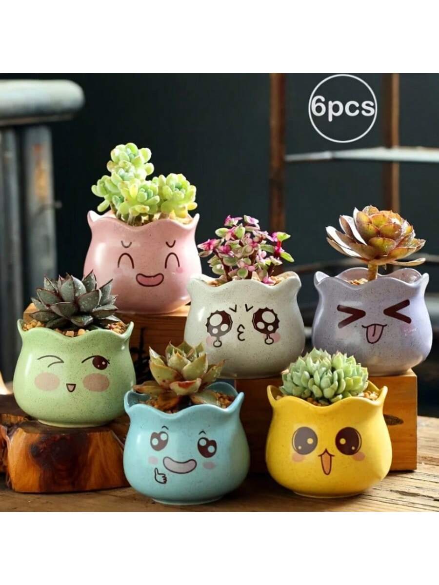 Gardening Tools Cute - Набор из 6 милых керамических цветочных