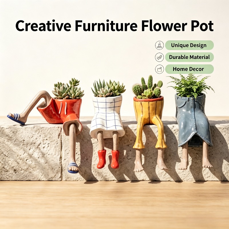 Gardening Tools Cute - Креативные кашпо из смолы в форме