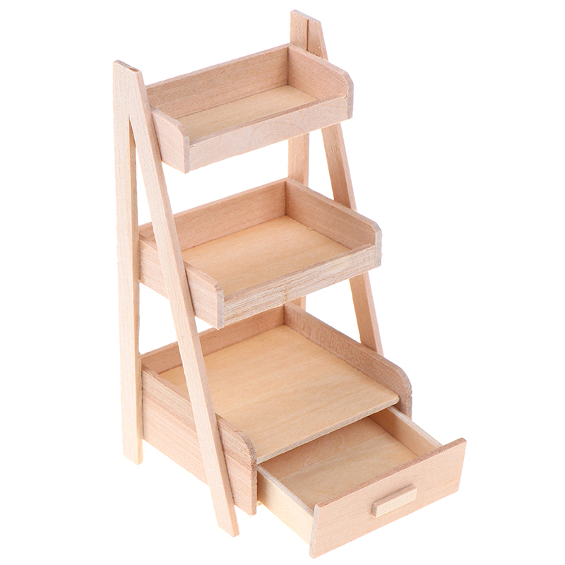 Gardening Tools Wooden - 1 шт. миниатюрная деревянная полка для