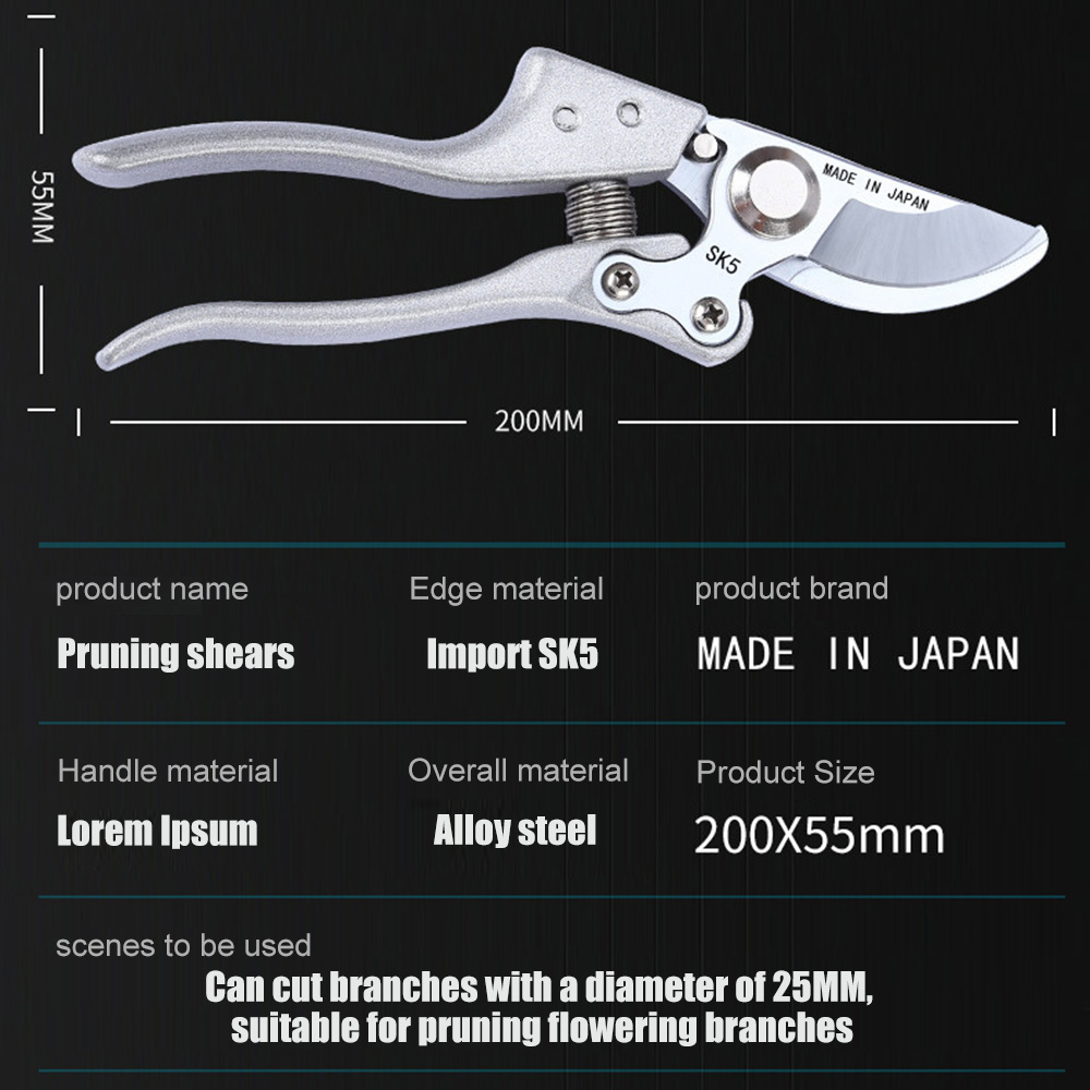 Садовые секаторы из высокоугле – обзор и цена Gardening Tools Japanese